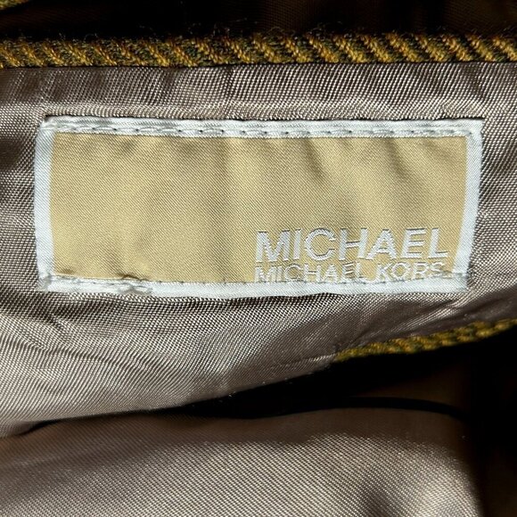 Michael Kors Mens Mossy Green 100% Wool sports coat/ Blazer Old Money Preppy - Picture 9 of 12
